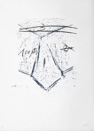Литография Tàpies - LLambrec 12