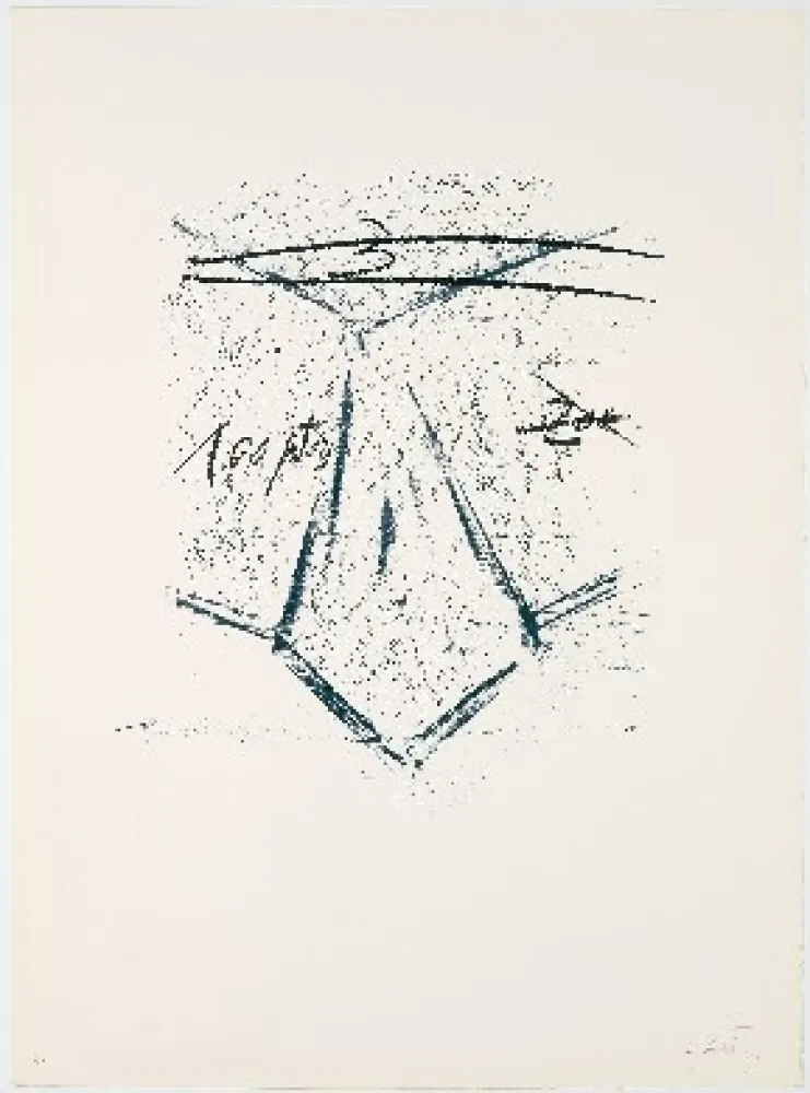 Литография Tàpies - Llambrec 12