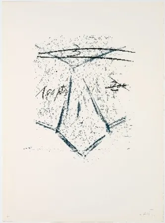 Литография Tàpies - Llambrec 12