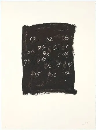 Литография Tàpies - Llambrec-3