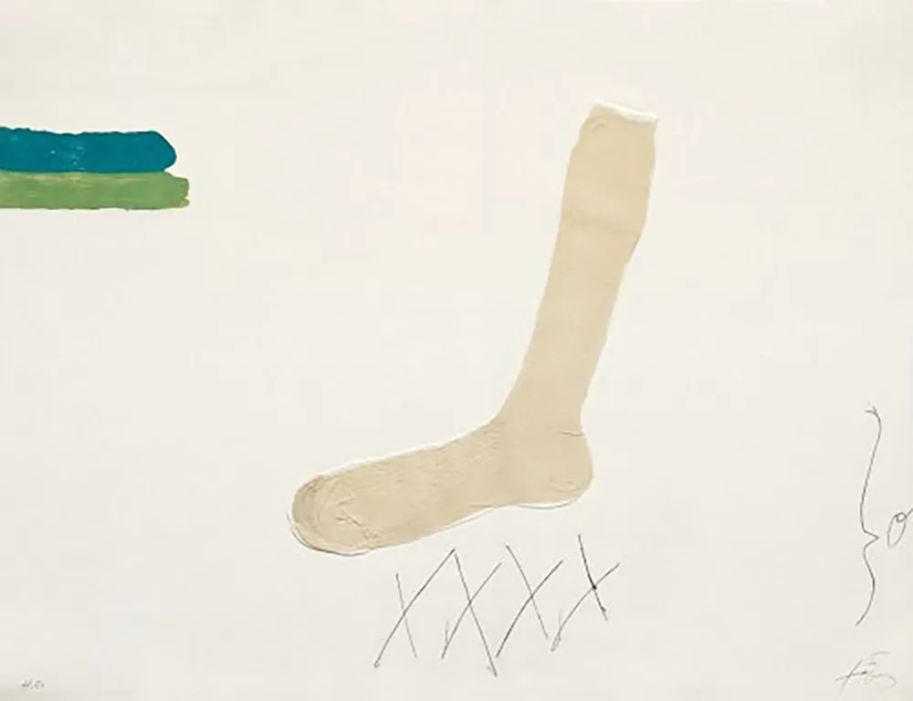 Гравюра Tàpies - Mitjó