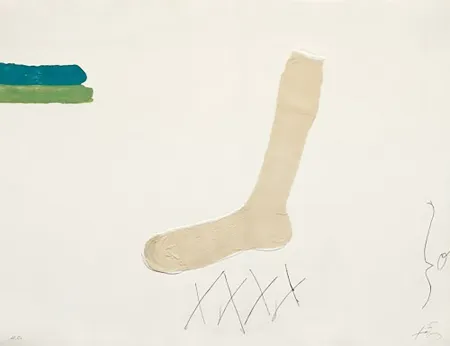 Гравюра Tàpies - Mitjó