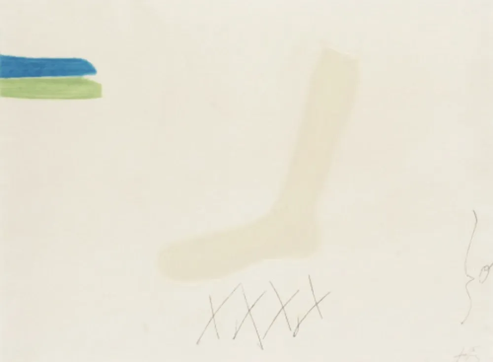 Гравюра Tàpies - Mitjó 