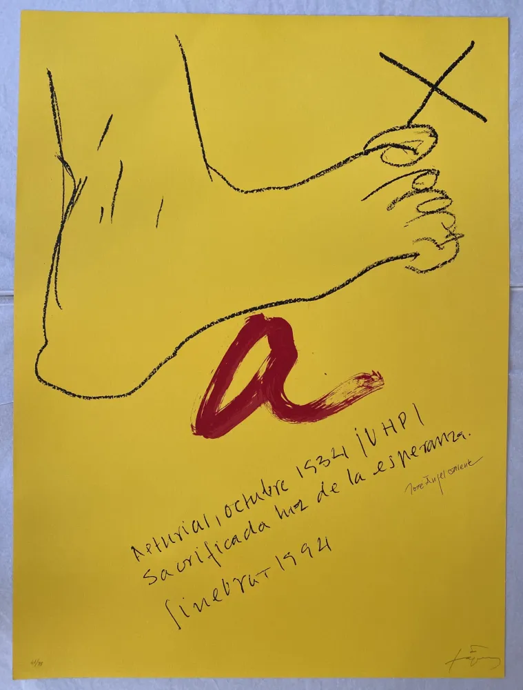 Литография Tàpies - N/A
