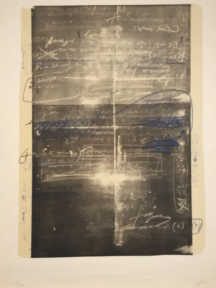 Литография Tàpies - Oeuvre gravé