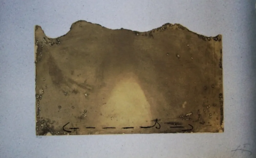 Офорт И Аквитанта Tàpies - Petrificada petrificante