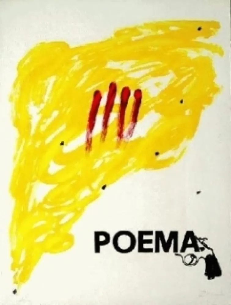 Литография Tàpies - Poema