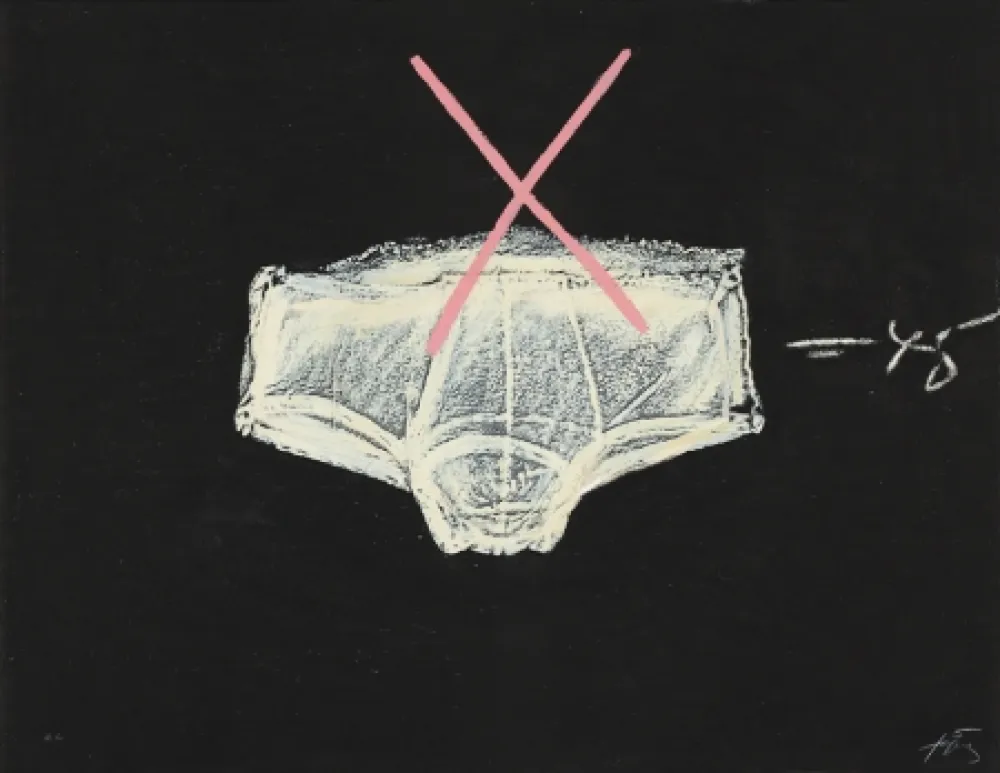 Офорт Tàpies - Roba interior (Unterwäsche) 