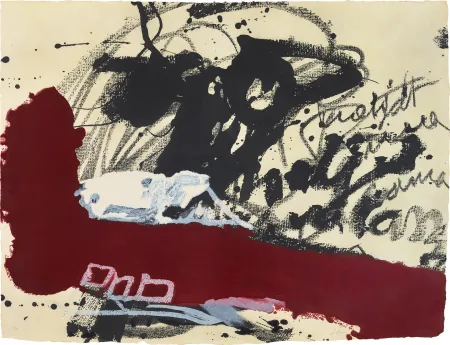 Карборунд Tàpies - Roig i negre