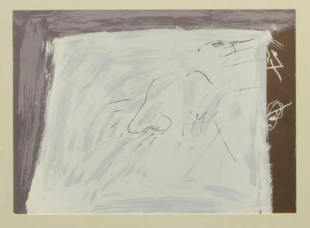 Литография Tàpies - SENZA TITOLO