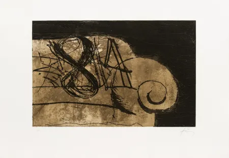 Гравюра Tàpies - Sofa 