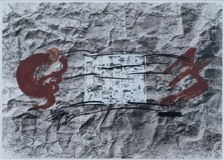 Литография Tàpies - Suite 63 x 90 (No 10)