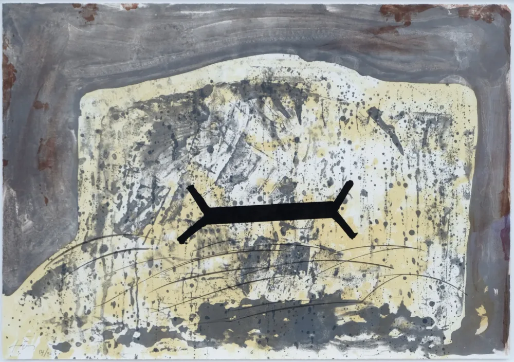 Литография Tàpies - Suite 63 x 90 (No 6)