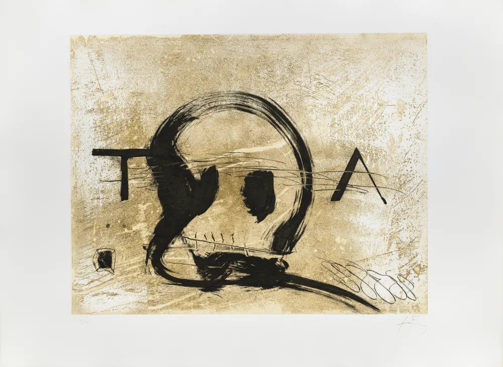 Гравюра Tàpies - T.A. 