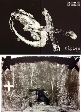 Иллюстрированная Книга Tàpies - TÀPIES. Monotypes . Derrière le Miroir n° 210. Juin 1974