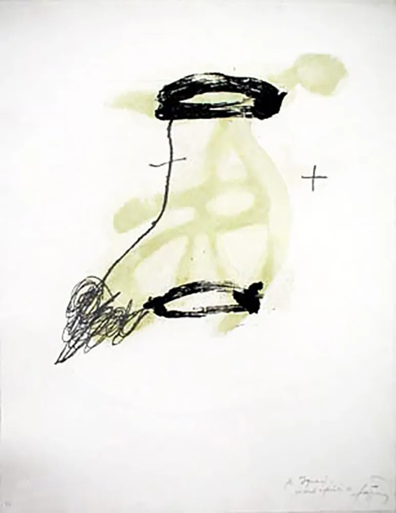 Гравюра Tàpies - Un Fragment De Statue