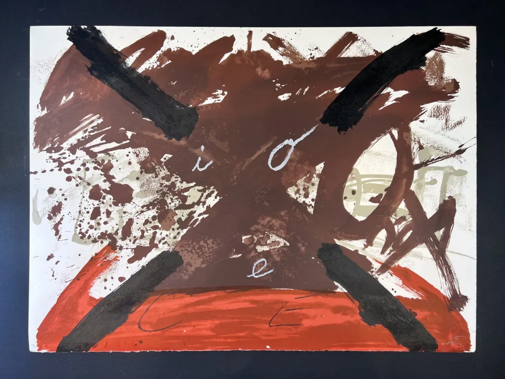 Литография Tàpies - Untitled