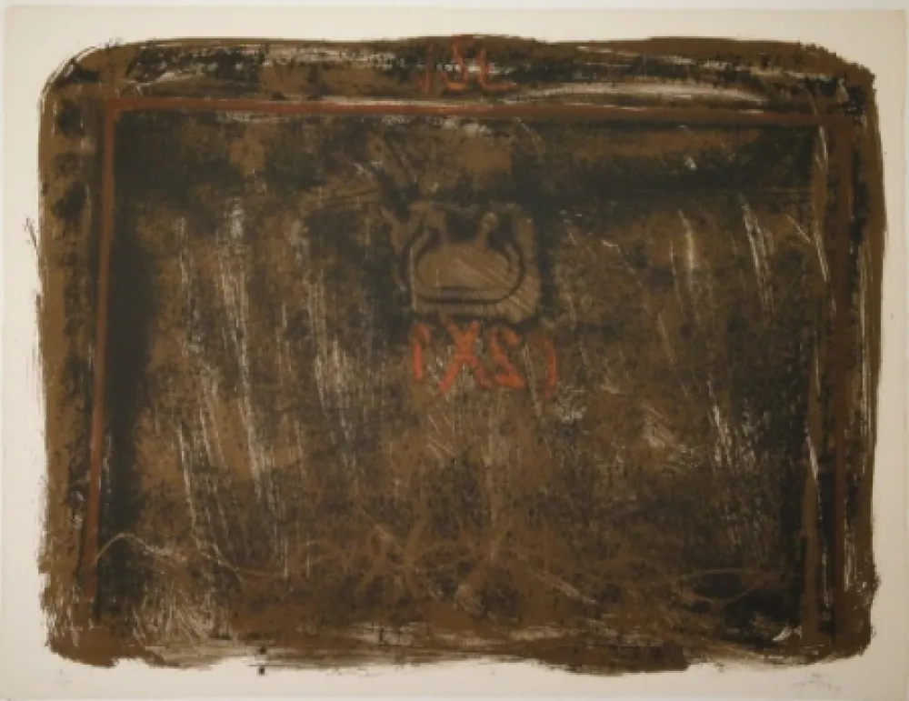 Литография Tàpies - Untitled