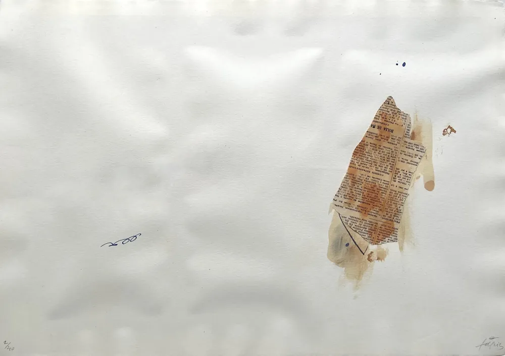 Многоэкземплярное Произведение Tàpies - Untitled