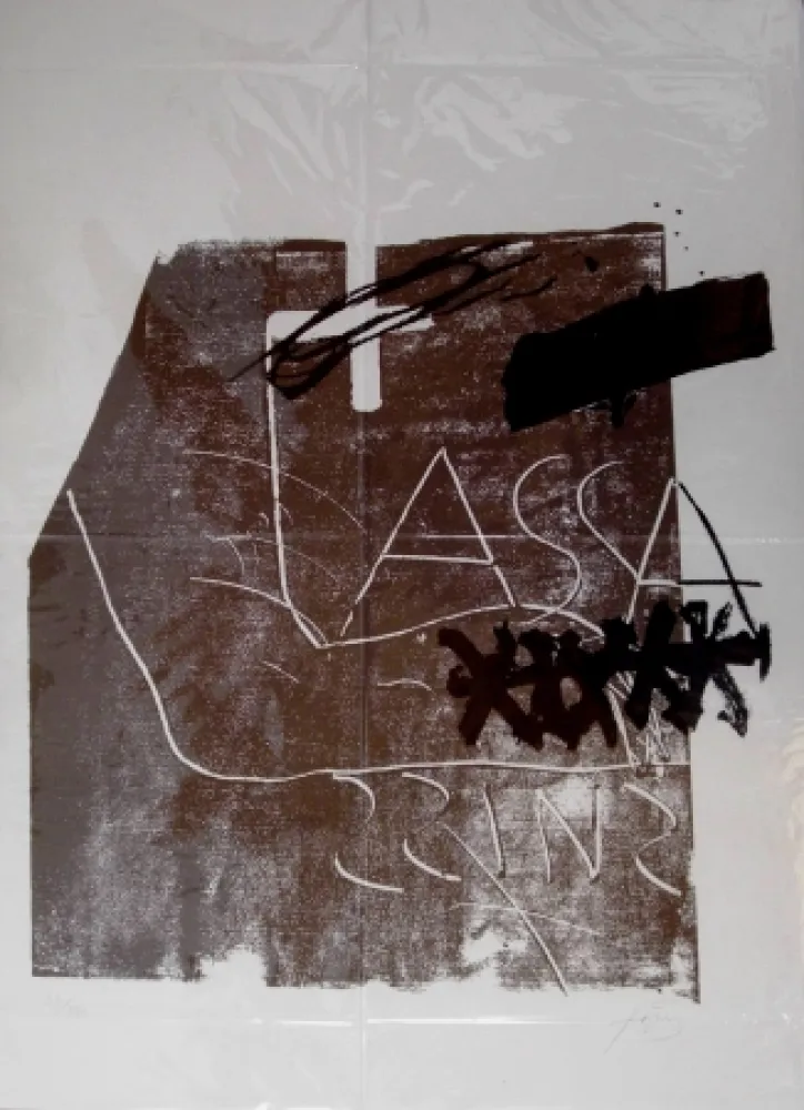 Литография Tàpies - Untitled