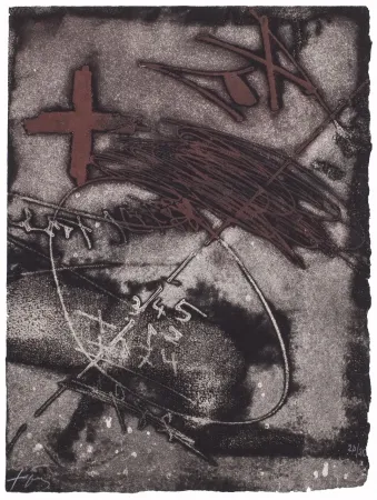 Гравюра Tàpies - Untitled