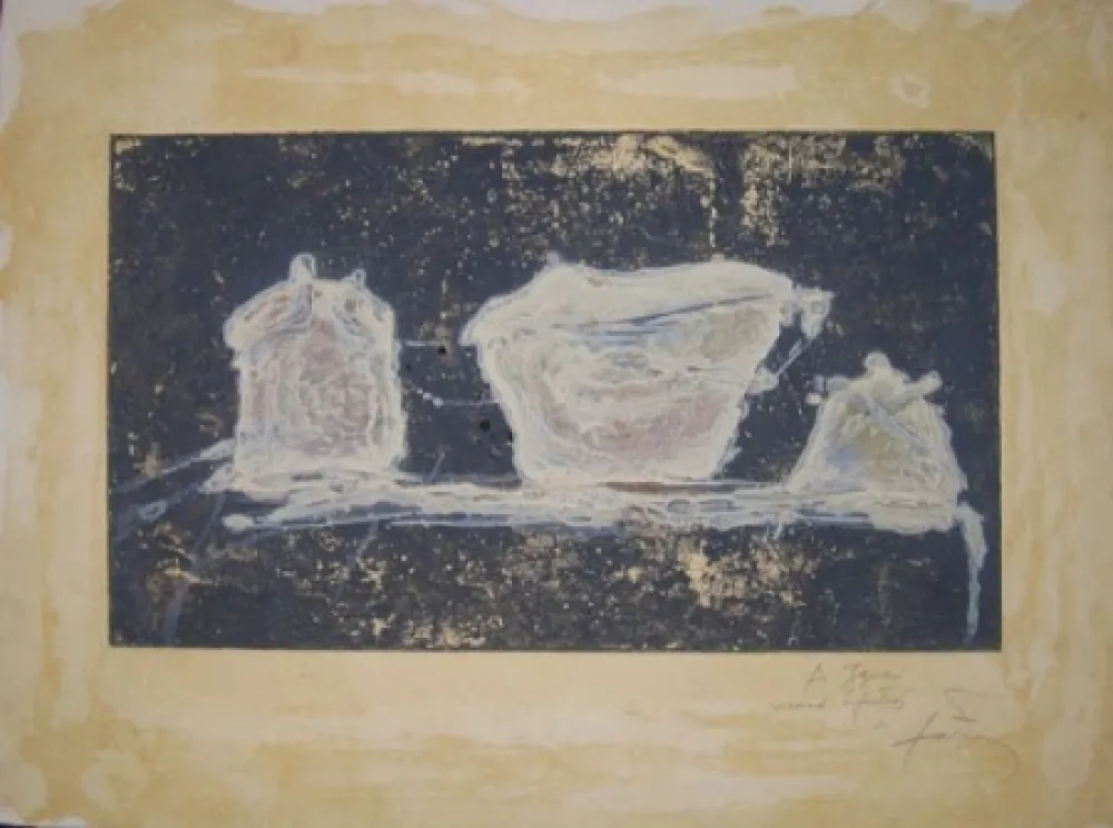 Офорт Tàpies - VAISSELLE