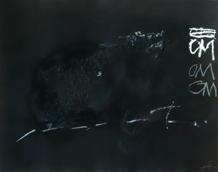 Гравюра Tàpies - Variation sur un thème musical