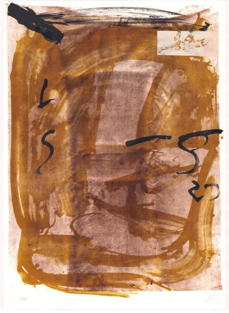 Литография Tàpies - Variations