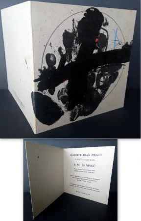 Литография Tàpies - Vernissage U no es Ningú Galería oan Prats