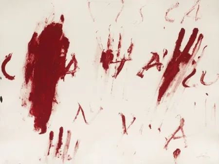 Гравюра Tàpies - Visca Catalunya	