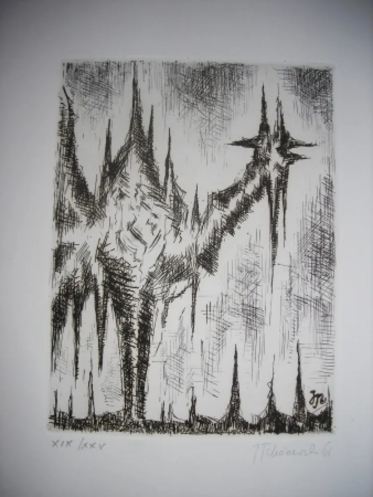 Офорт Tchorzewski - The international avant garde 4