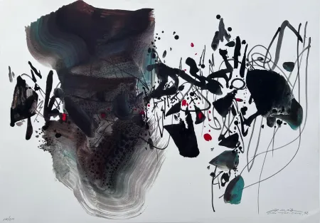 Литография Teh-Chun - Olympic suite - Centennial 