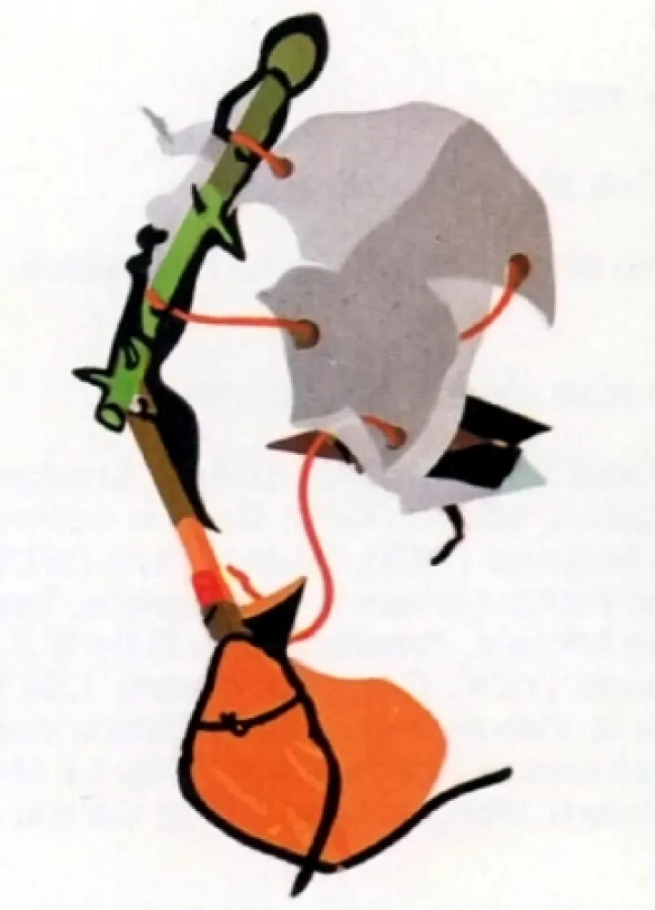 Литография Telemaque - Le balai