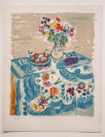 Литография Terechkovich - La nappe bleue