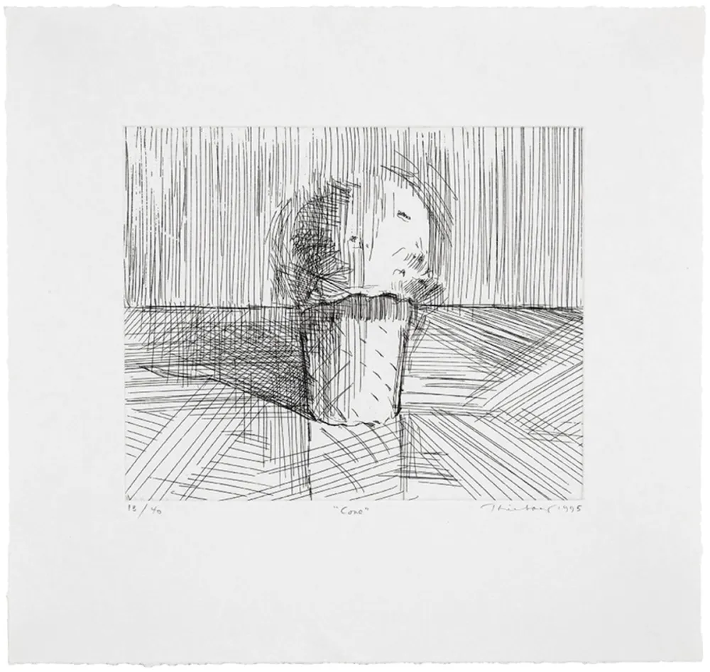 Гравюра Thiebaud - Cone