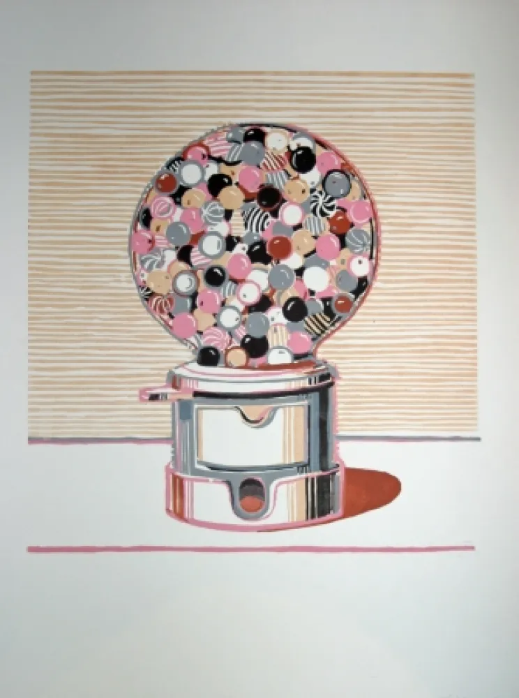 Линогравюра Thiebaud - Gumball Machine