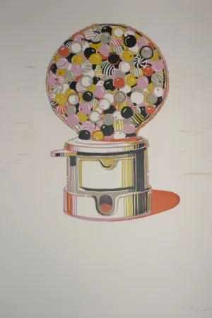 Линогравюра Thiebaud - Gumball Machine
