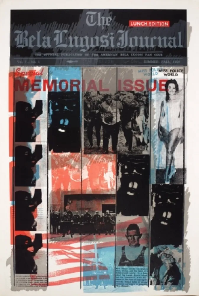 Сериграфия Tilson - Bela Lugosi Journal