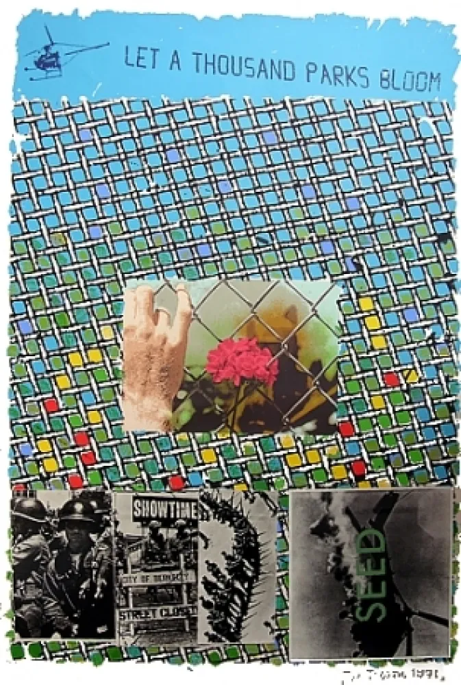 Литография Tilson - Let a thousand parks bloom