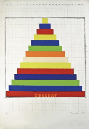 Литография Tilson - Zikkurat