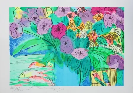 Литография Ting - Aquarium fish