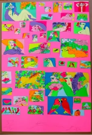 Сериграфия Ting - Things I like (Fond Rose)