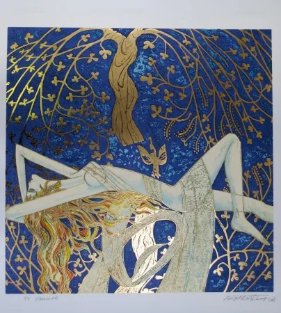 Литография Ting - Tree of life