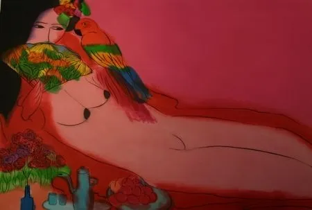 Гравюра Ting - When will he come 