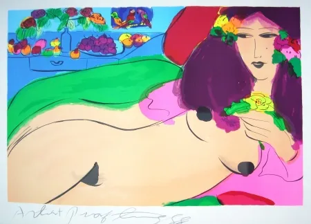 Литография Ting - Woman 1