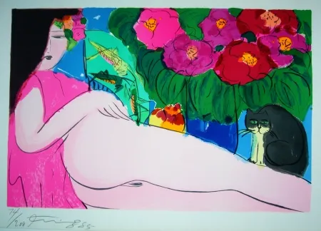 Литография Ting - Woman 13