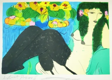 Литография Ting - Woman 17