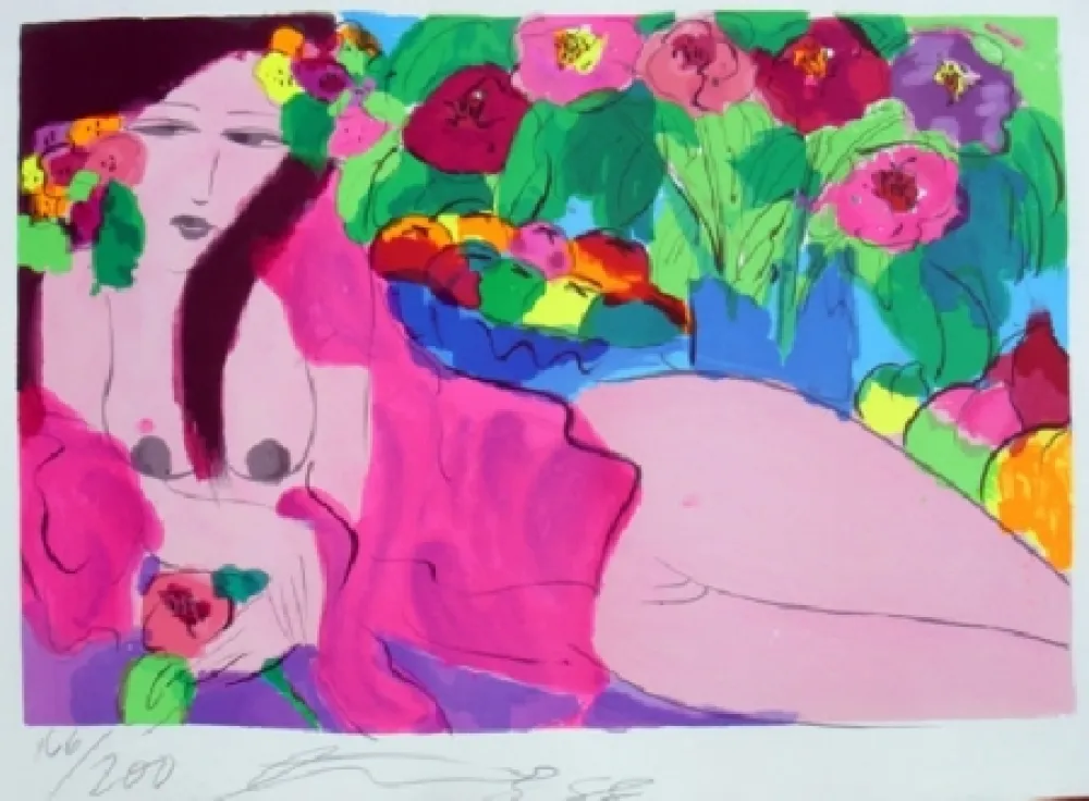 Литография Ting - Woman 2