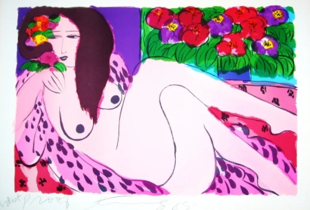 Литография Ting - Woman 20