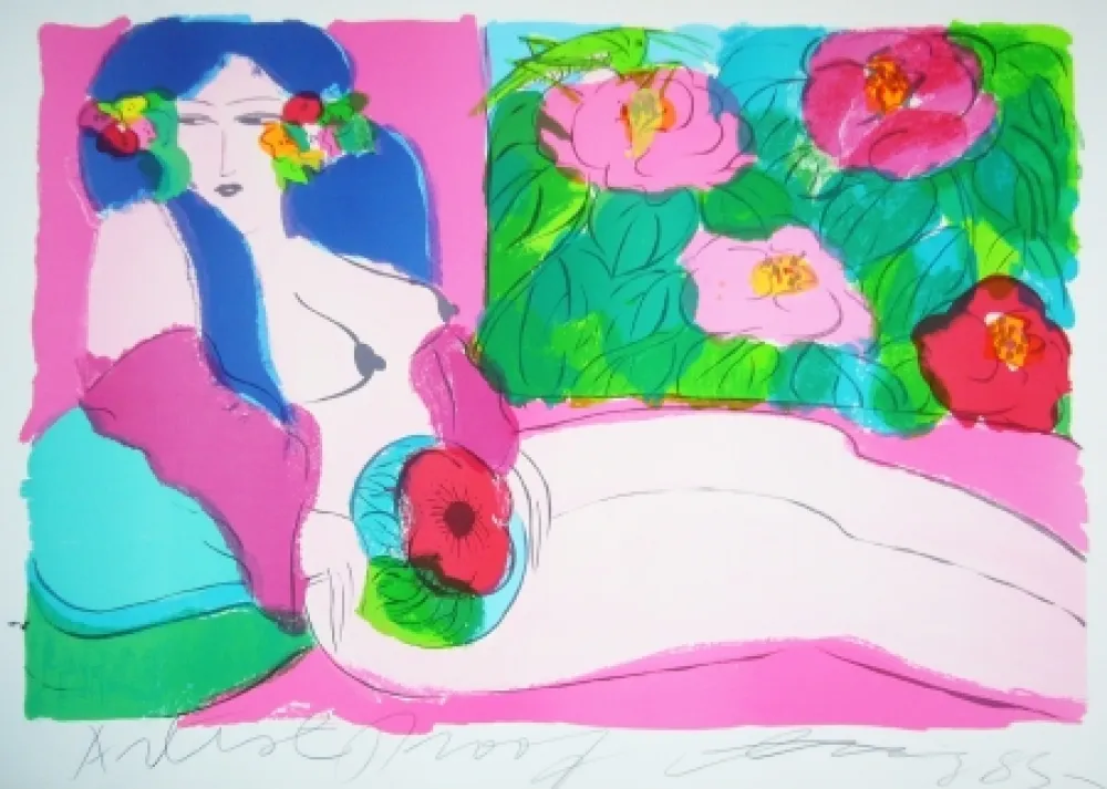 Литография Ting - Woman 6